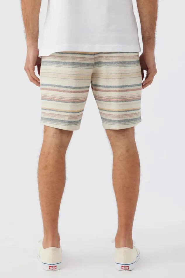O039NEILL BAVARO STRIPE 18034 SHORTS Cream2 Men Clothing