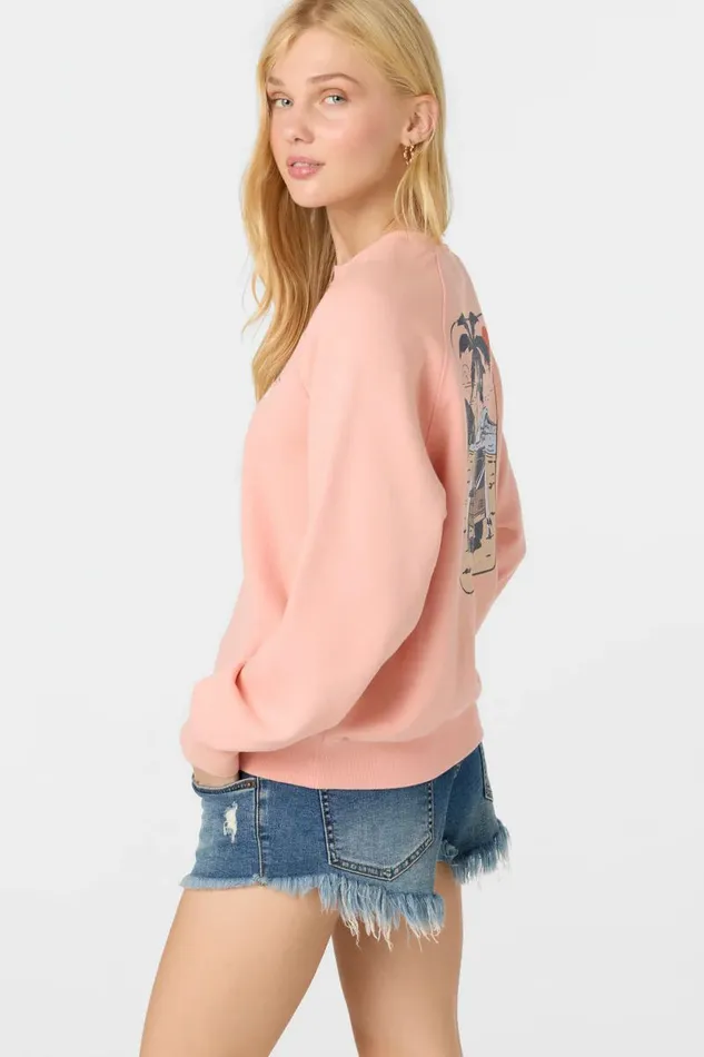 O039NEILL BOARDWALK CREWNECK FLEECE Women Collections