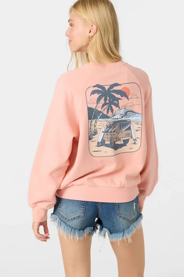 O039NEILL BOARDWALK CREWNECK FLEECE Women Collections