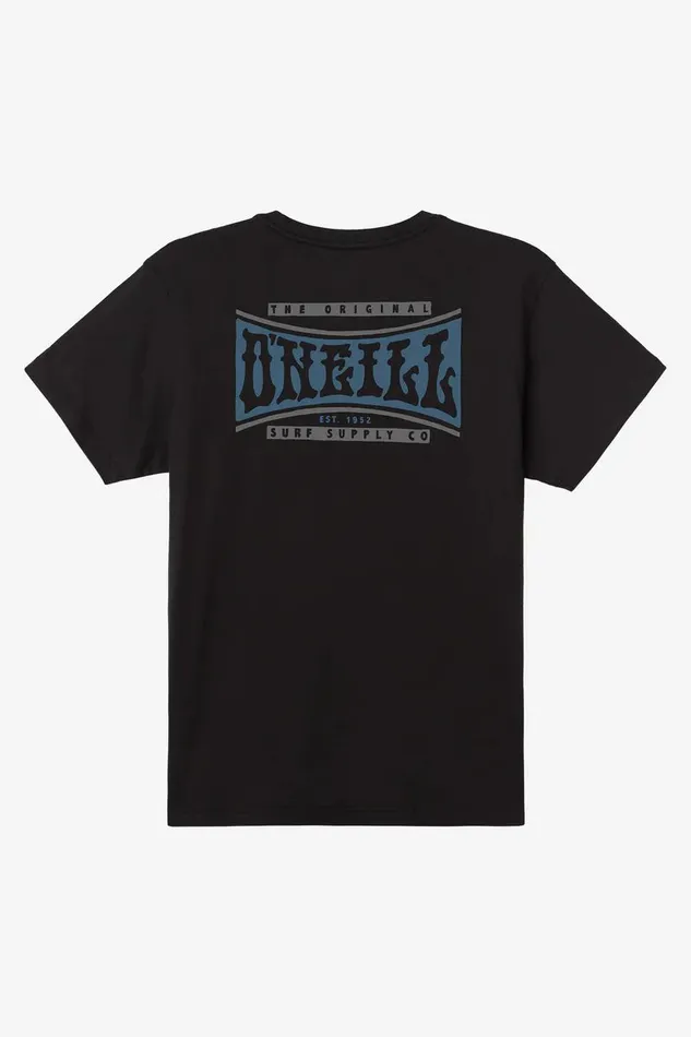 O039NEILL BULDGE STANDARD FIT TEE Black Men Clothing