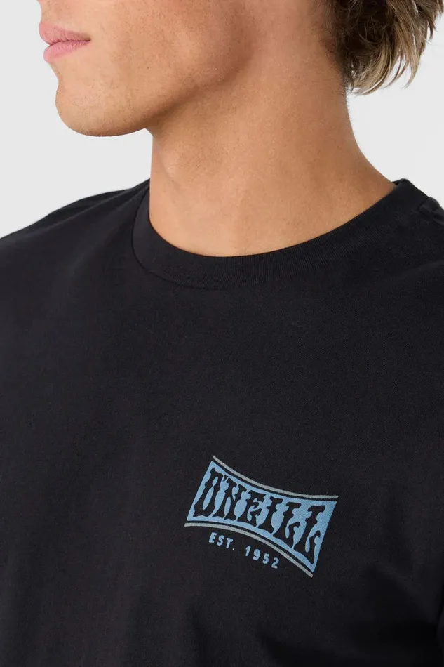O039NEILL BULDGE STANDARD FIT TEE Black Men Clothing