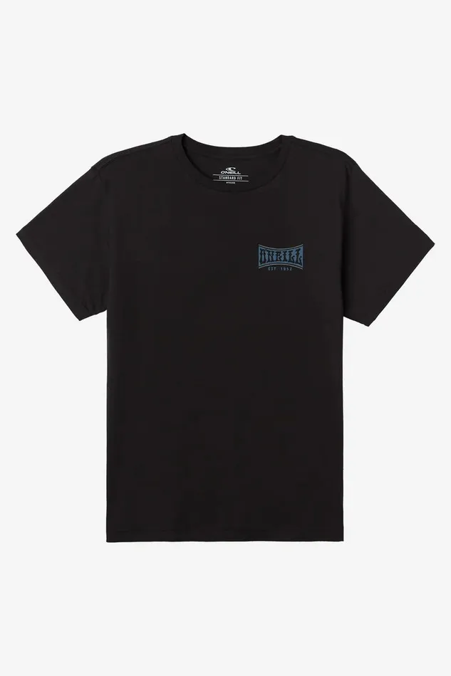 O039NEILL BULDGE STANDARD FIT TEE Black Men Clothing