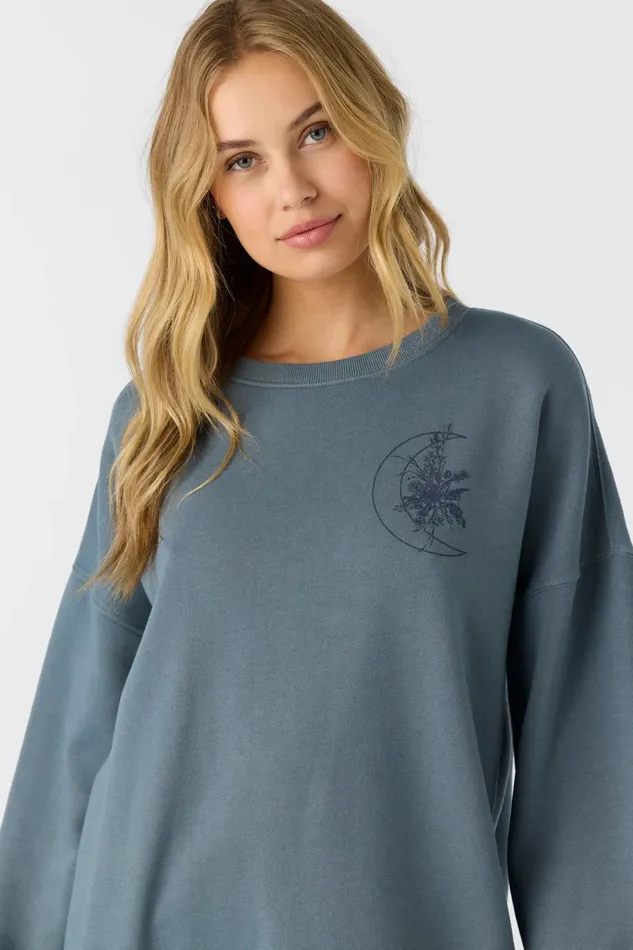 O039NEILL CHOICE CREWNECK OVERSIZEDFIT FLEECE PULLOVER Women Collections