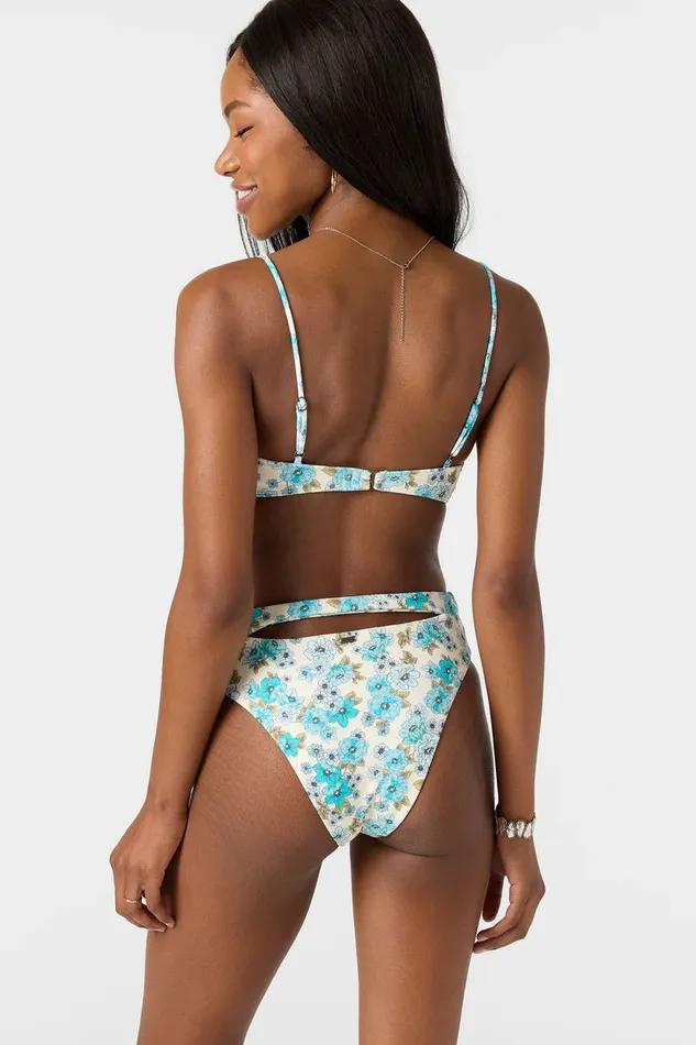 O039NEILL COASTAL FLORAL MAXWELL CHEEKY BOTTOMS Women Swim