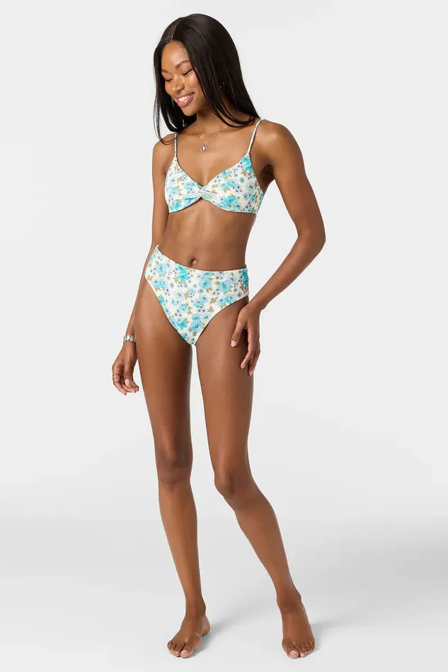 O039NEILL COASTAL FLORAL MAXWELL CHEEKY BOTTOMS Women Swim
