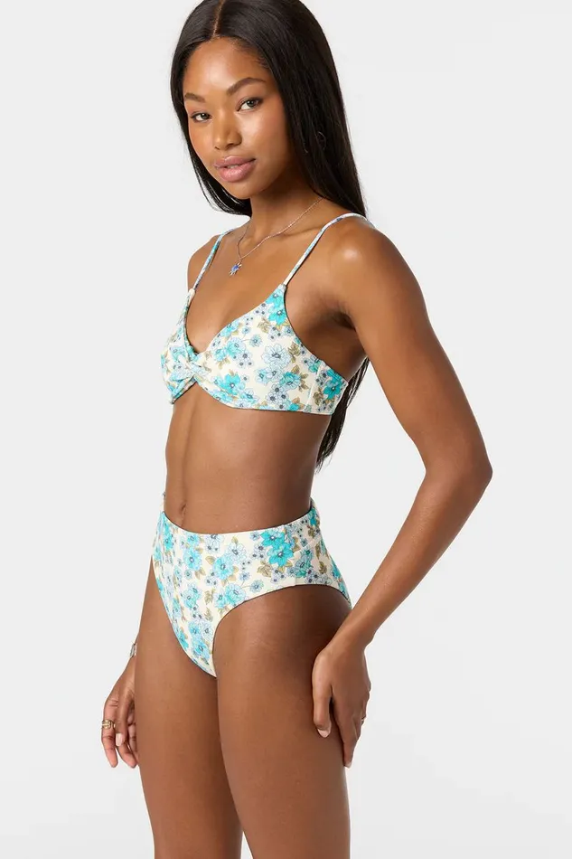 O039NEILL COASTAL FLORAL MAXWELL CHEEKY BOTTOMS Women Swim