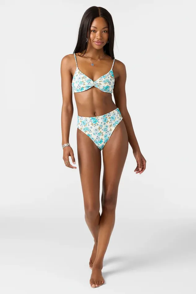 O039NEILL COASTAL FLORAL MAXWELL CHEEKY BOTTOMS Women Swim