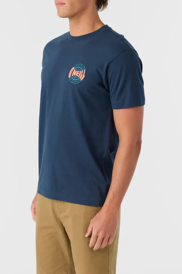 O039NEILL COIN FLIP STANDARD FIT TEE New Navy Men Clothing