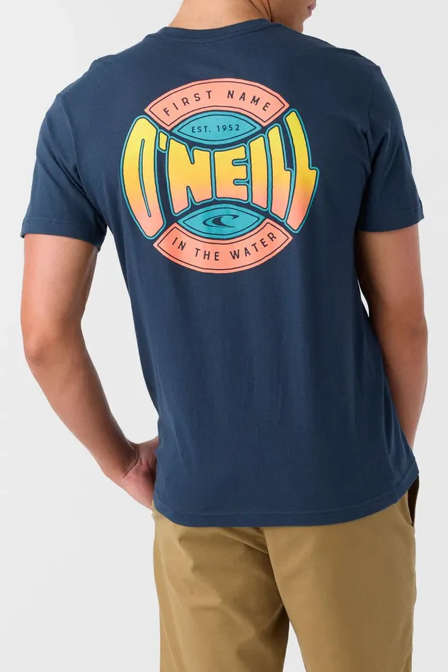 O039NEILL COIN FLIP STANDARD FIT TEE New Navy Men Clothing
