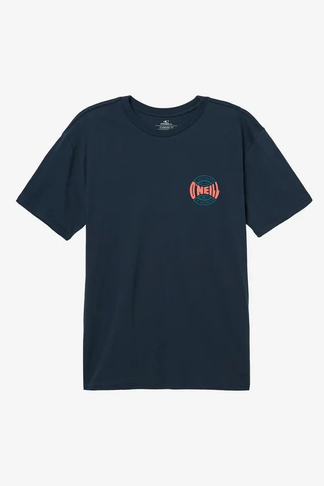 O039NEILL COIN FLIP STANDARD FIT TEE New Navy Men Clothing
