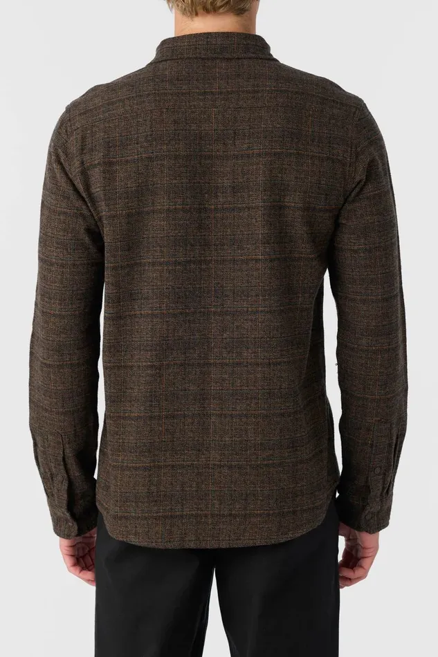 O039NEILL DAVIES FLANNEL STANDARD FIT LONG SLEEVE SHIRT Carafe Men Clothing