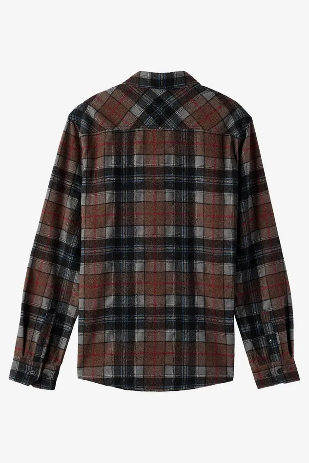 O039NEILL DUNE FLANNEL STANDARD FIT LONG SLEEVE SHIRT Carafe Men Clothing