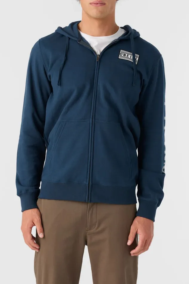 O039NEILL FIFTY TWO ZIP PULLOVER FLEECE Midnight Navy Men Clothing