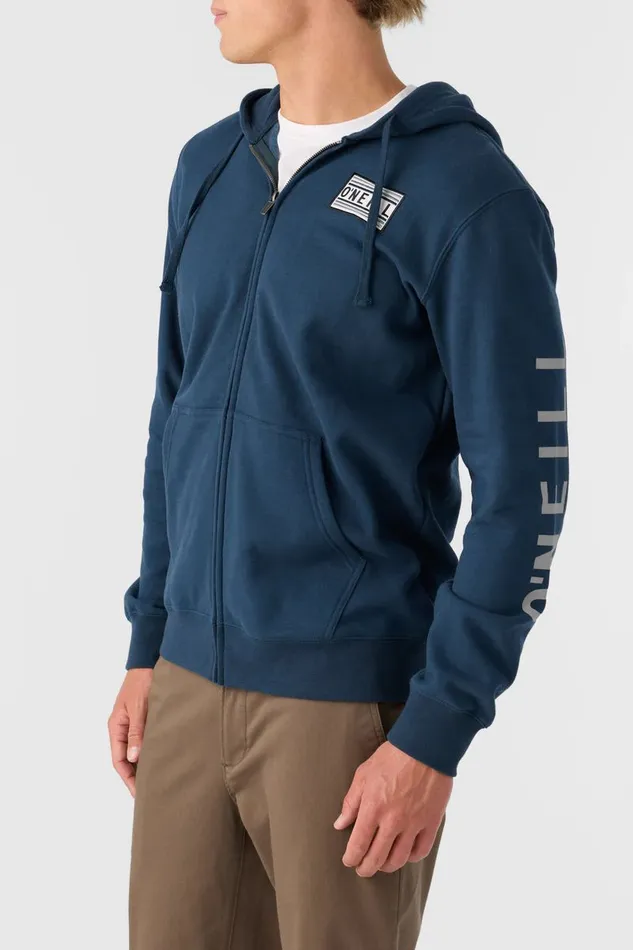 O039NEILL FIFTY TWO ZIP PULLOVER FLEECE Midnight Navy Men Clothing