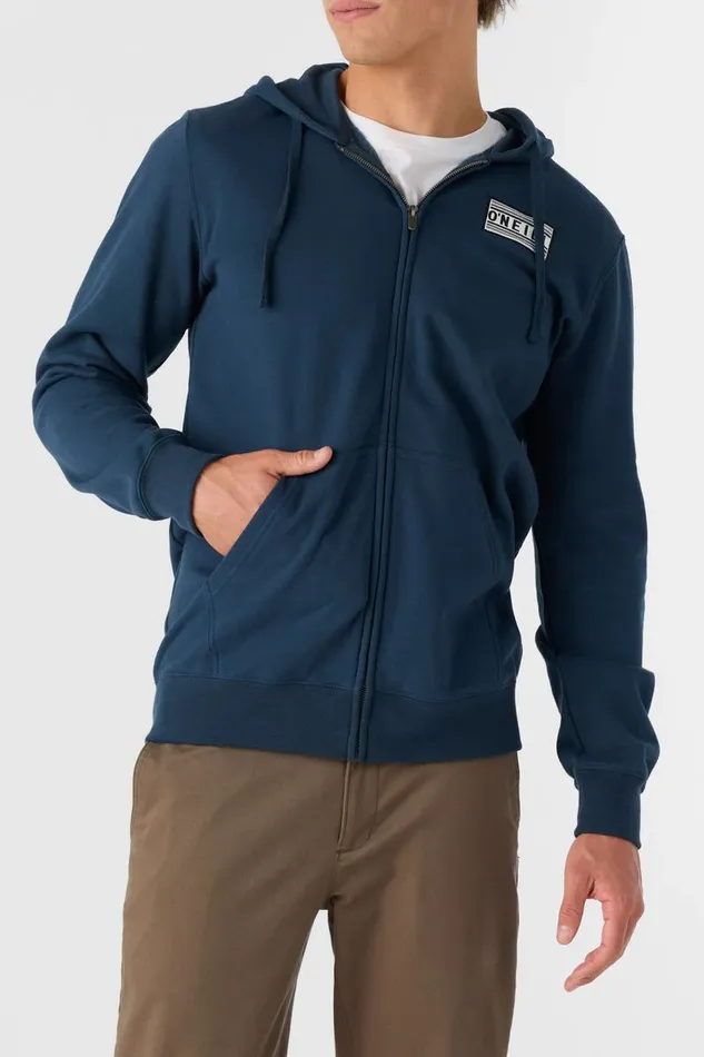 O039NEILL FIFTY TWO ZIP PULLOVER FLEECE Midnight Navy Men Clothing