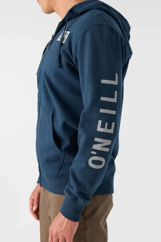 O039NEILL FIFTY TWO ZIP PULLOVER FLEECE Midnight Navy Men Clothing