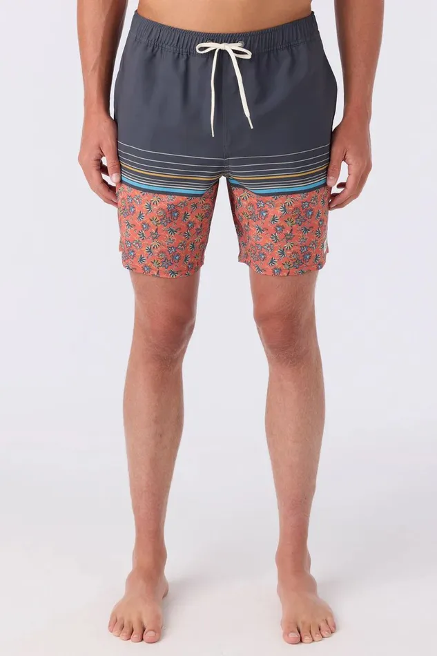O039NEILL HERMOSA ELASTIC WAIST 17034 SWIM TRUNKS Auburn 2 Men Type