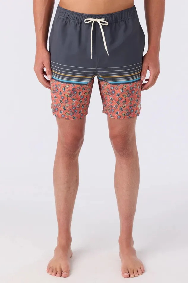 O039NEILL HERMOSA ELASTIC WAIST 17034 SWIM TRUNKS Auburn 2 Men Type