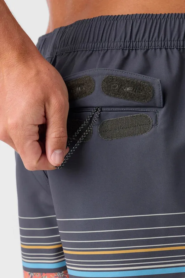 O039NEILL HERMOSA ELASTIC WAIST 17034 SWIM TRUNKS Auburn 2 Men Type