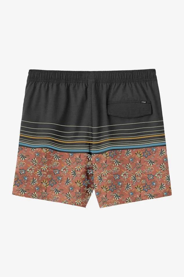O039NEILL HERMOSA ELASTIC WAIST LINED 17034 SWIM TRUNKS Auburn 2 Men Type