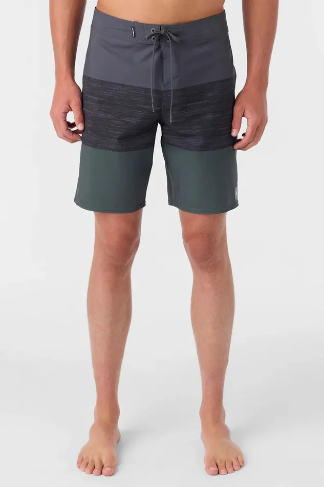 O039NEILL HYPERFREAK HEAT BLOCK 19034 BOARDSHORTS Dark Olive Men Length