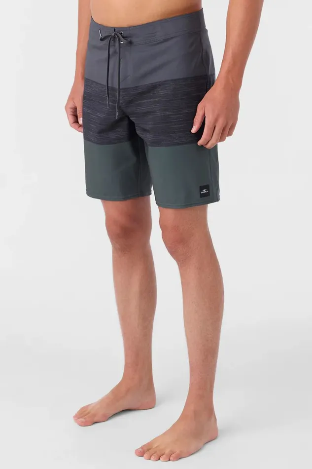 O039NEILL HYPERFREAK HEAT BLOCK 19034 BOARDSHORTS Dark Olive Men Length