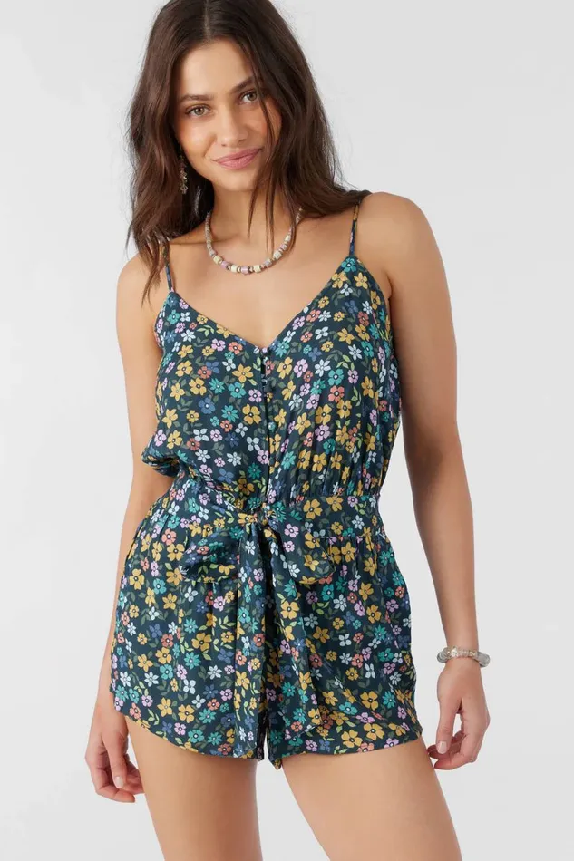 O039NEILL KASEN LAYLA FLORAL ROMPER Multi Clr Women Clothing