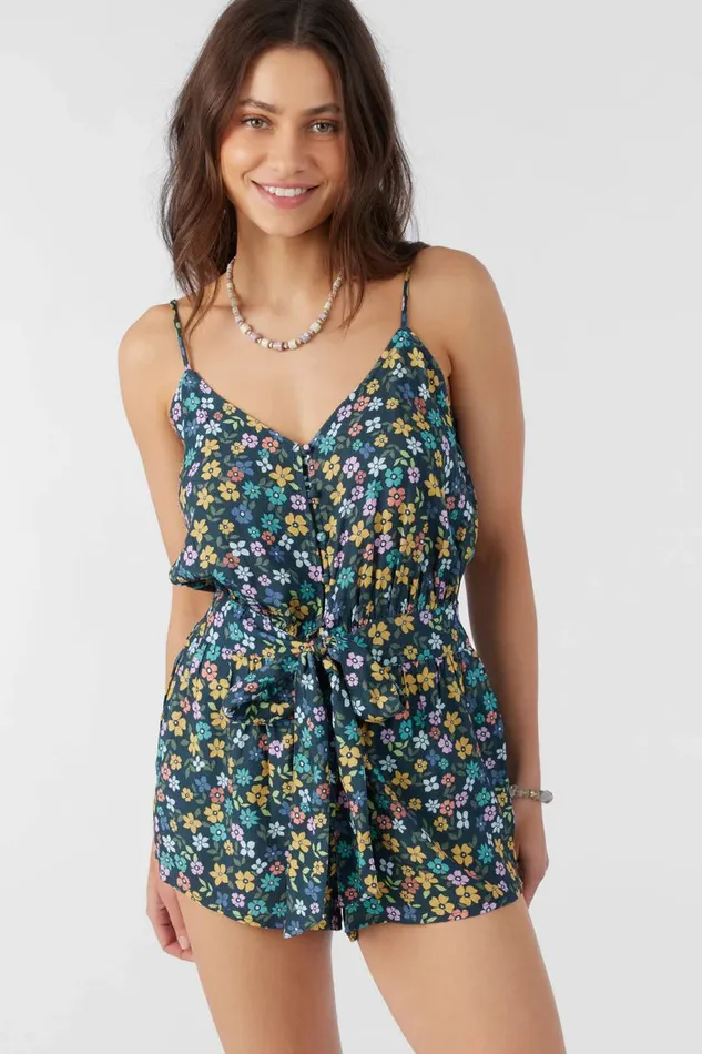 O039NEILL KASEN LAYLA FLORAL ROMPER Multi Clr Women Clothing