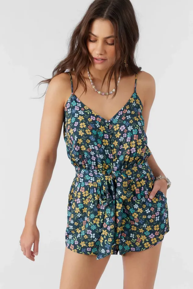 O039NEILL KASEN LAYLA FLORAL ROMPER Multi Clr Women Clothing