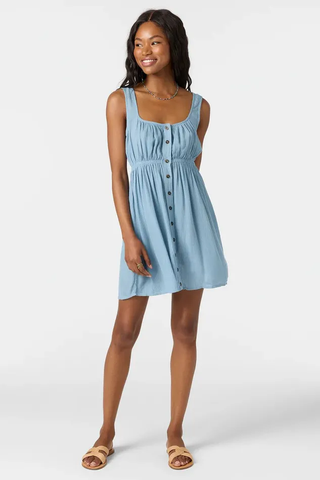 O039NEILL KORIE SOLID SHORT DRESS Women Collections