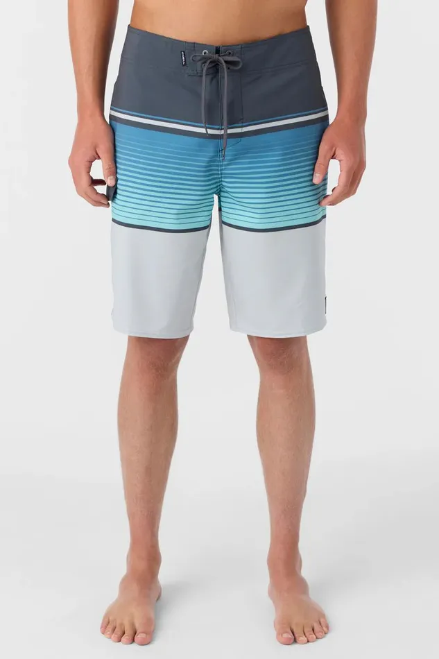 O039NEILL LENNOX STRIPE 21034 BOARDSHORTS Fog Men Length