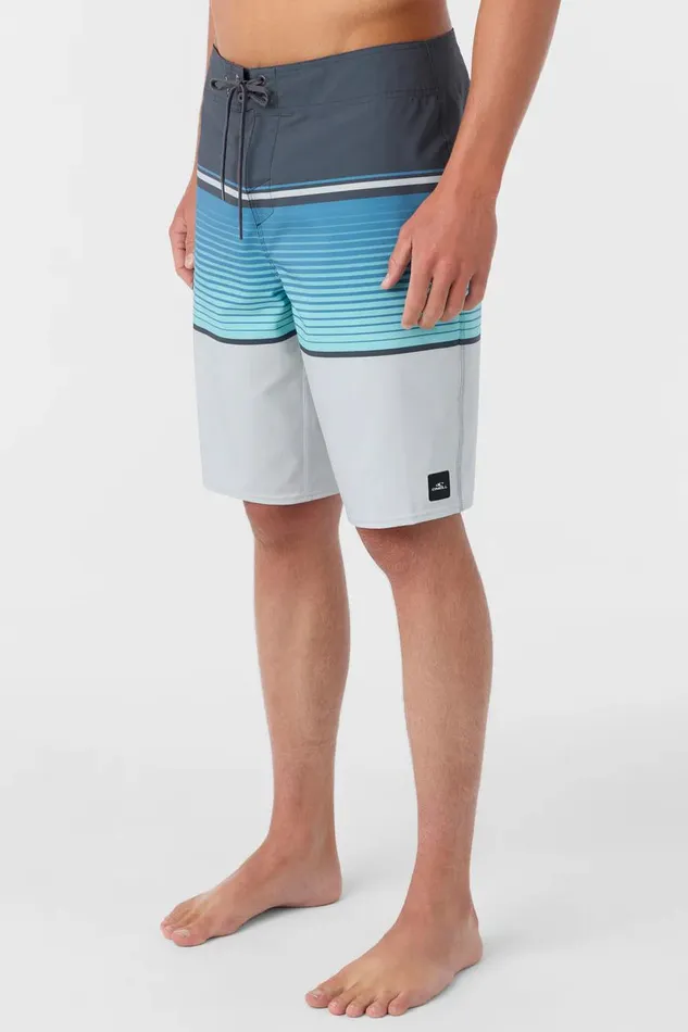 O039NEILL LENNOX STRIPE 21034 BOARDSHORTS Fog Men Length