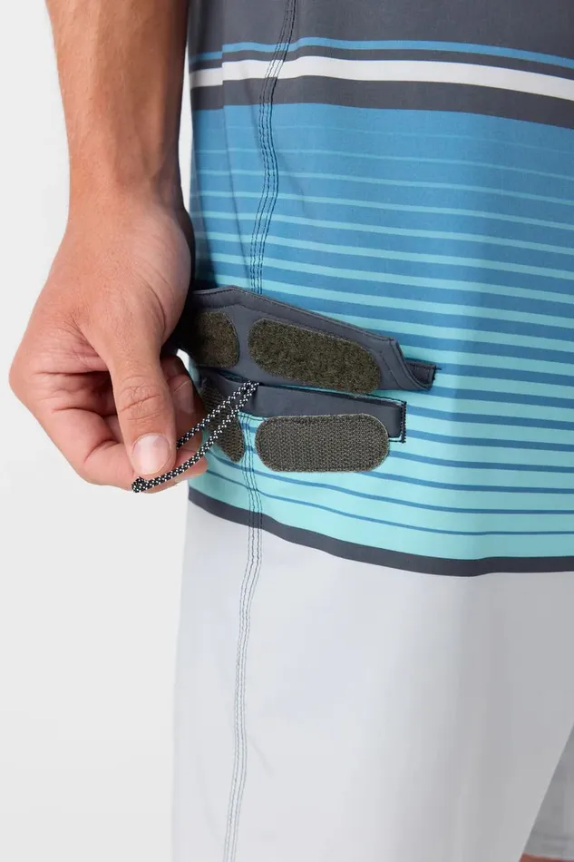 O039NEILL LENNOX STRIPE 21034 BOARDSHORTS Fog Men Length