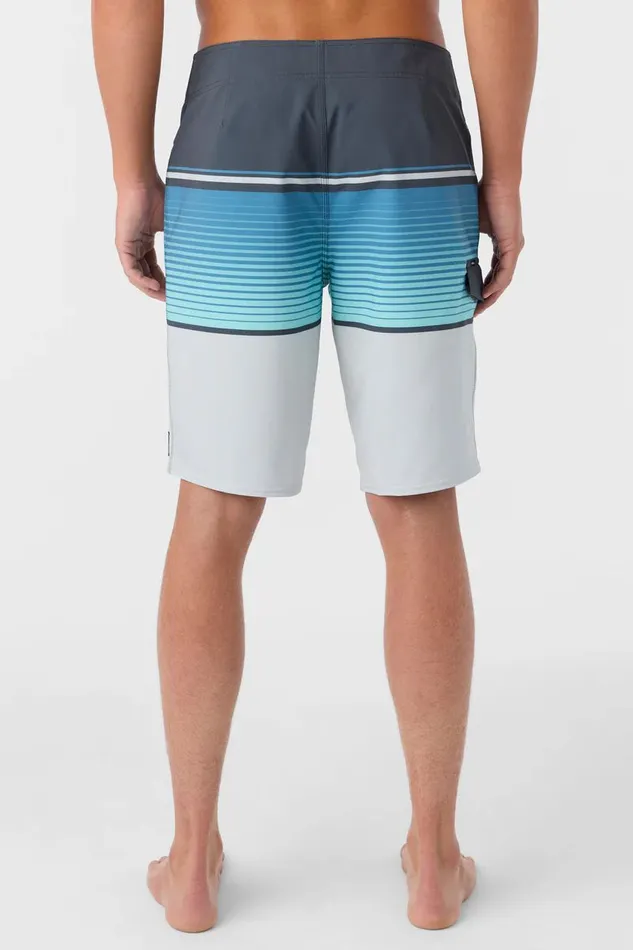 O039NEILL LENNOX STRIPE 21034 BOARDSHORTS Fog Men Length