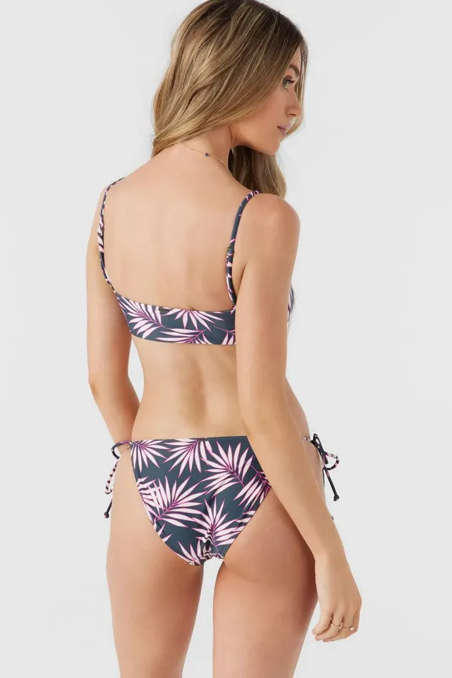 O039NEILL MACAW PALM MARACAS TIE SIDE BOTTOMS Slate Women Swim