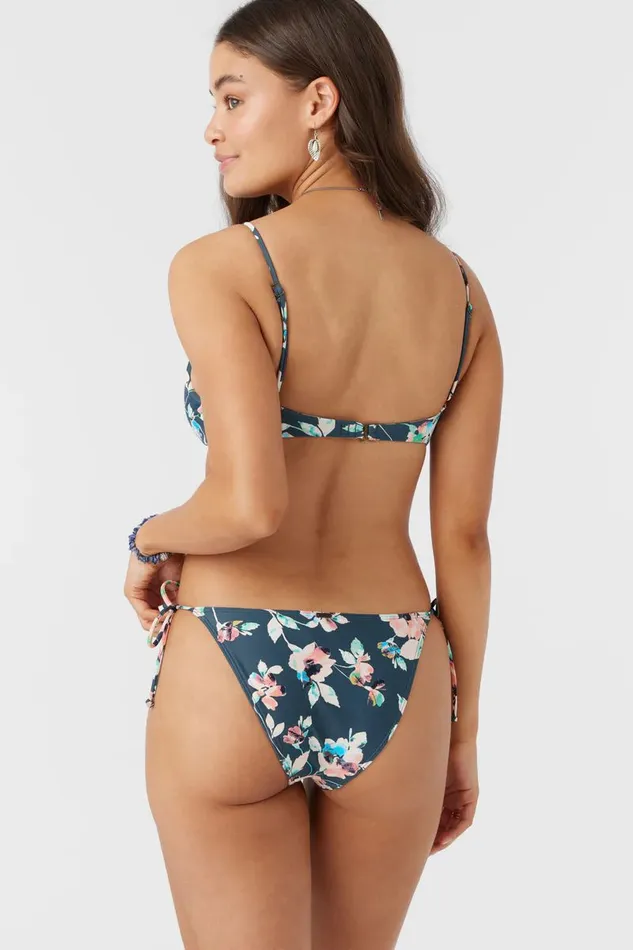 O039NEILL MELODY FLORAL MARACAS TIE SIDE BOTTOMS Women Swim