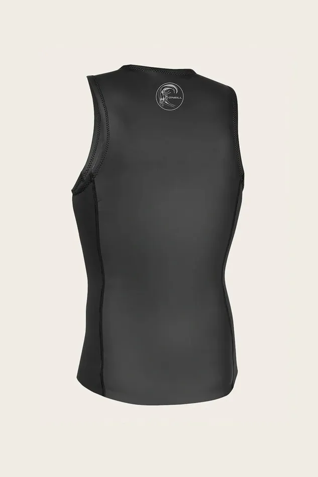 O039NEILL O039RIGINAL 2MM FULL ZIP VEST Blkblk Men Men039S Wetsuits
