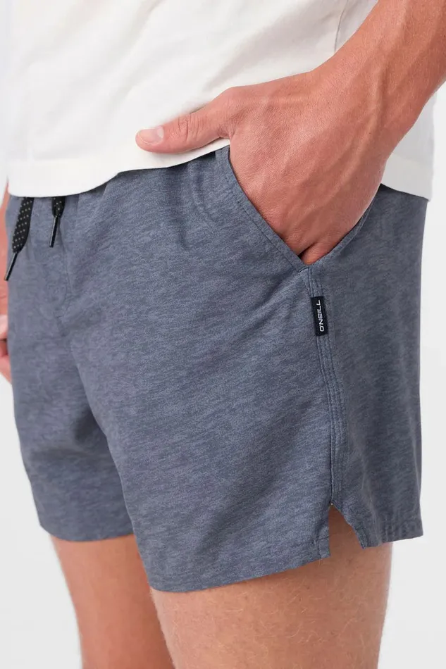 O039NEILL PERFORM LINED 15034 ATHLETIC SHORTS Heather Graphite Men Clothing
