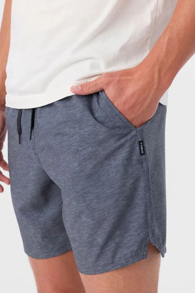 O039NEILL PERFORM LINED 17034 ATHLETIC SHORTS Heather Graphite Men Clothing