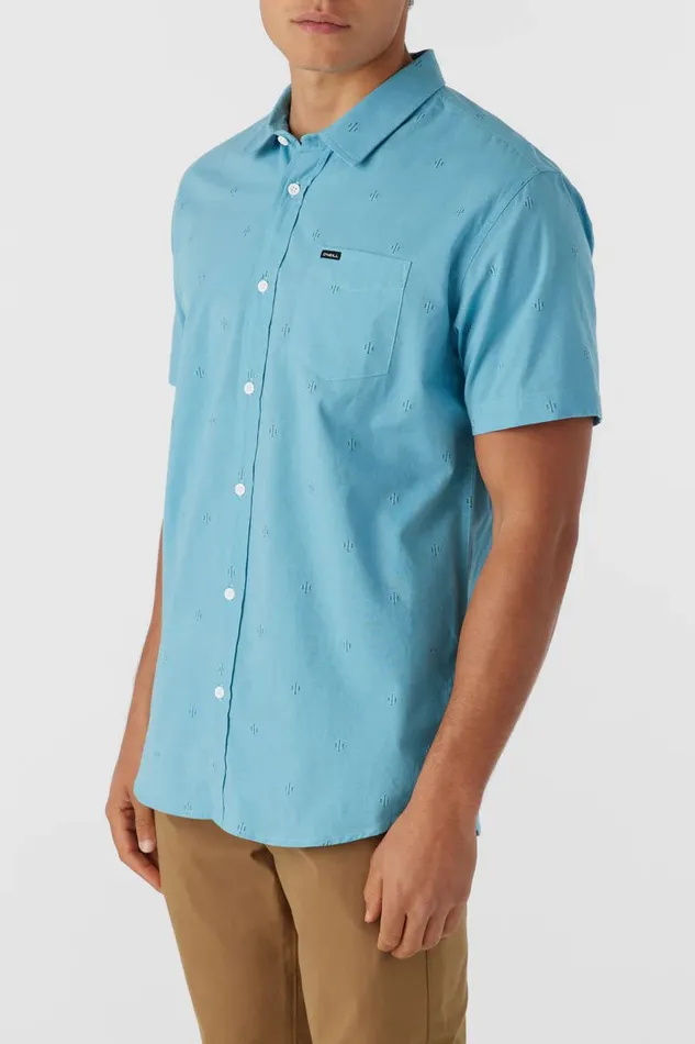 O039NEILL QUIVER STRETCH DOBBY STANDARD FIT SHIRT Men Clothing