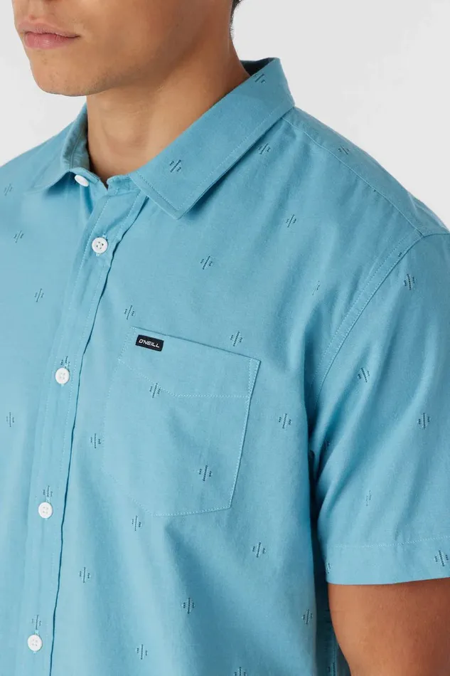 O039NEILL QUIVER STRETCH DOBBY STANDARD FIT SHIRT Men Clothing