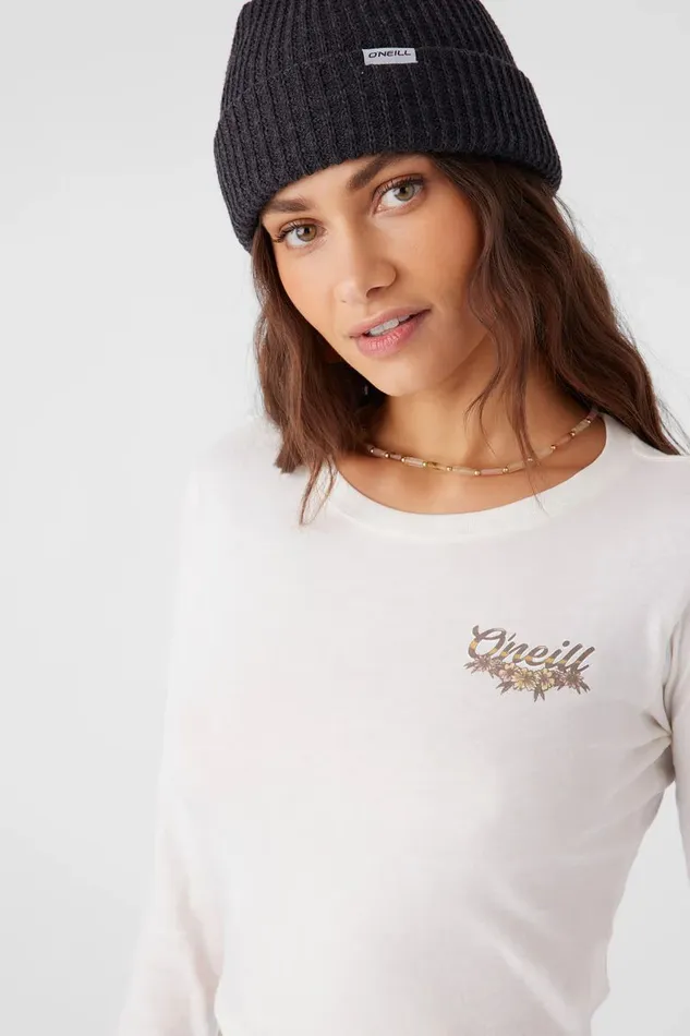 O039NEILL REEF BREAK LONG SLEEVE TEE Winter White Women Clothing