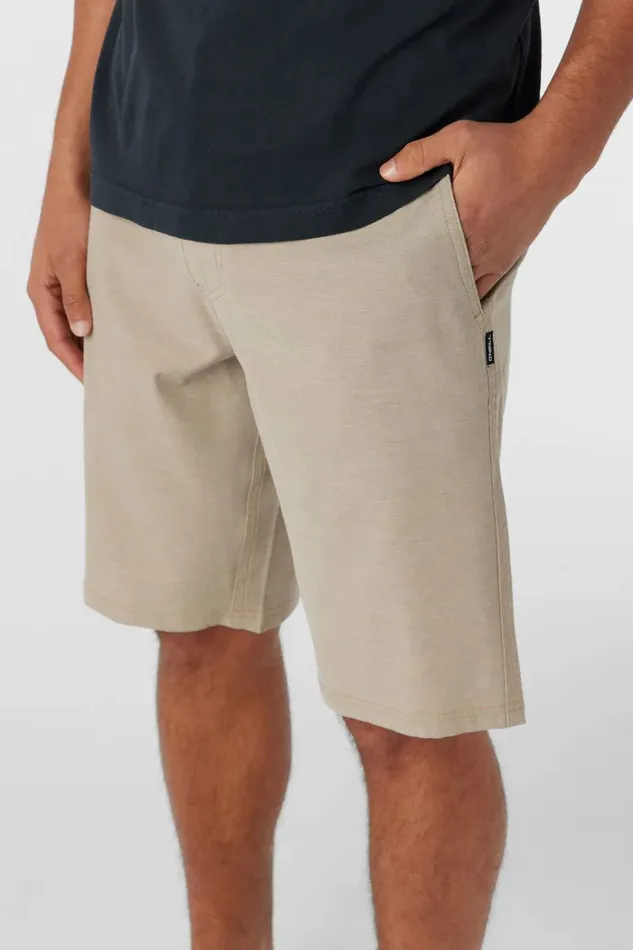 O039NEILL RESERVE LIGHT CHECK 21034 HYBRID SHORTS Dark Khaki Men Clothing