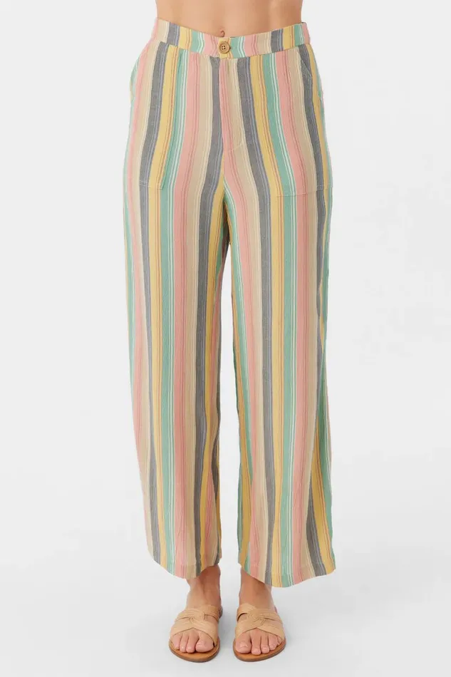 O039NEILL RYLAN BEACHBOUND STRIPE WIDE LEG PANTS Multi Clr Women Collections