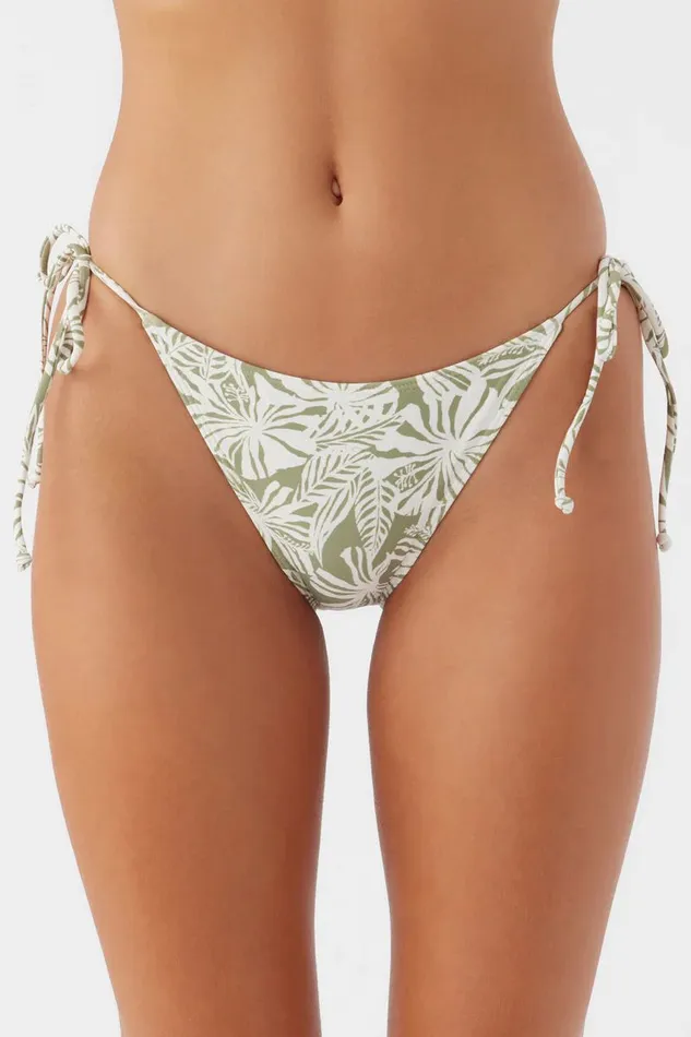 O039NEILL SALTWATER ESSENTIALS HALFMOON MARACAS TIE SIDE BOTTOMS Oil Green Women Sale