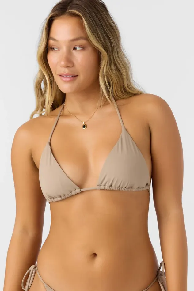 O039NEILL SALTWATER SOLIDS VENICE TRIANGLE TOP Women Top Style