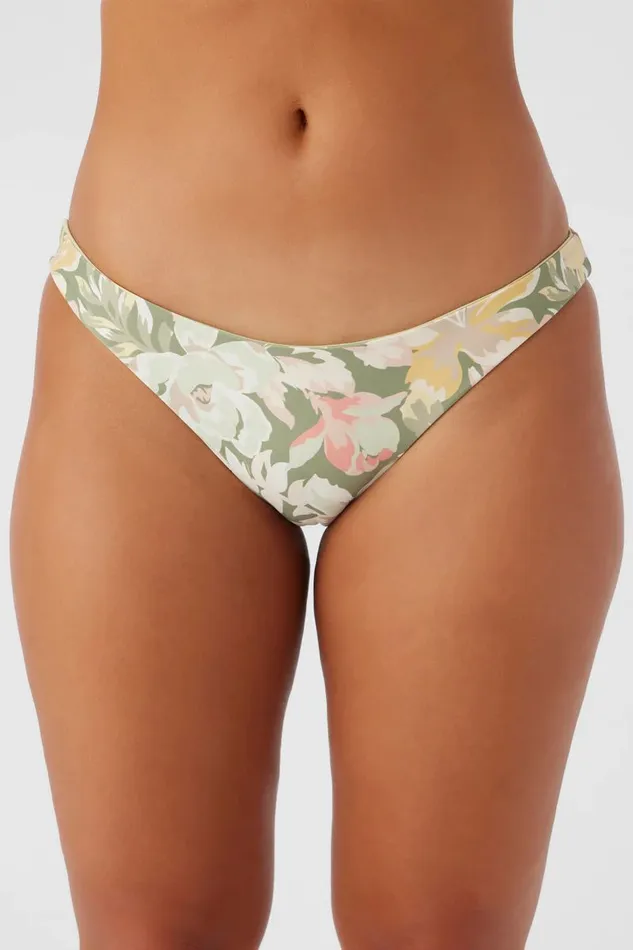 O039NEILL VEDA TROPICAL MATIRA CHEEKY BOTTOMS Oil Green Women Sale