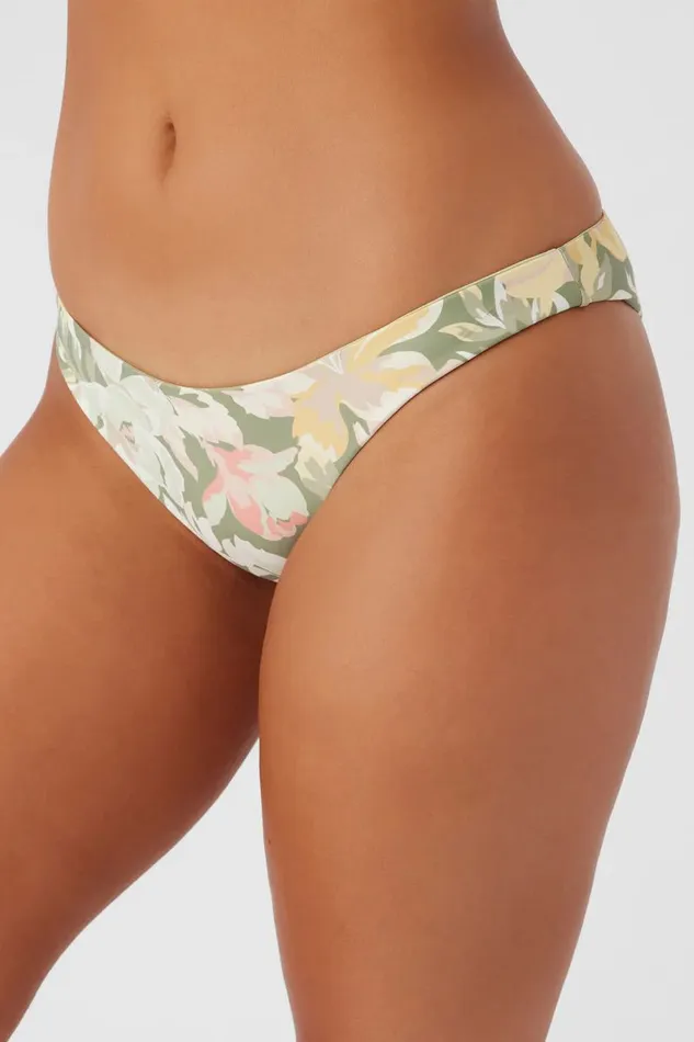 O039NEILL VEDA TROPICAL MATIRA CHEEKY BOTTOMS Oil Green Women Sale