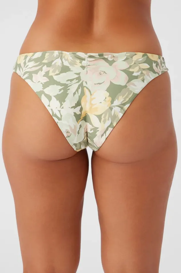 O039NEILL VEDA TROPICAL MATIRA CHEEKY BOTTOMS Oil Green Women Sale