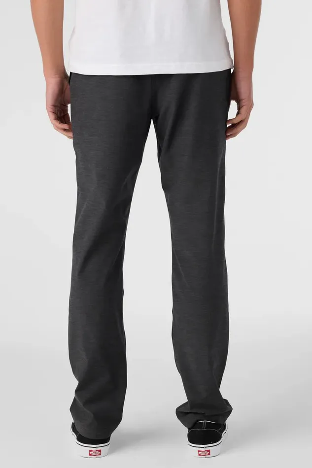 O039NEILL VENTURE ELASTIC WAIST HYBRID PANTS Black Men Clothing